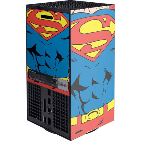 DC Comics Superman Vintage Chest XBox Series X Digital Edition Console Skin
